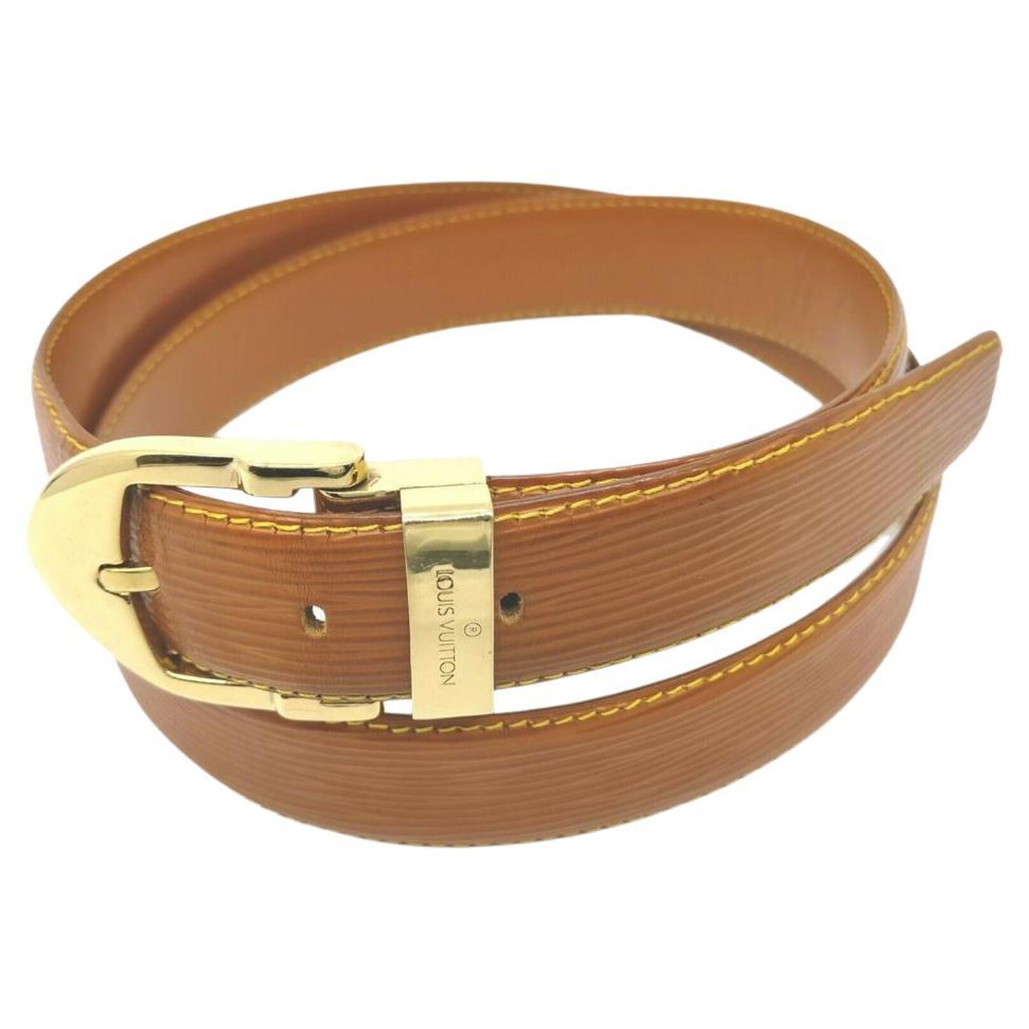 Louis Vuitton Brown Mens Belt - For Sale on 1stDibs