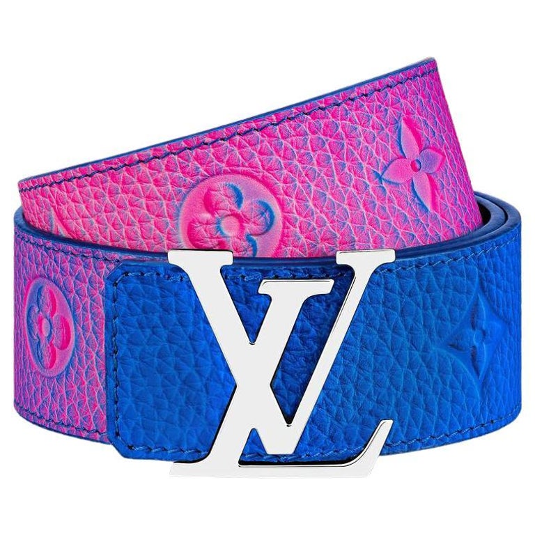 Louis Vuitton 110/44 Illusion Leather 40MM Initials Reversible