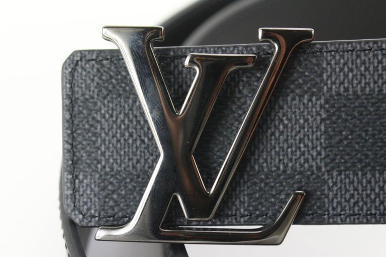 Louis Vuitton 120/48 40mm Damier Graphite LV Initiales Revesible Belt  48lk825s at 1stDibs