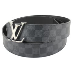 Louis Vuitton Damier Belt Silver Buckle - 4 For Sale on 1stDibs