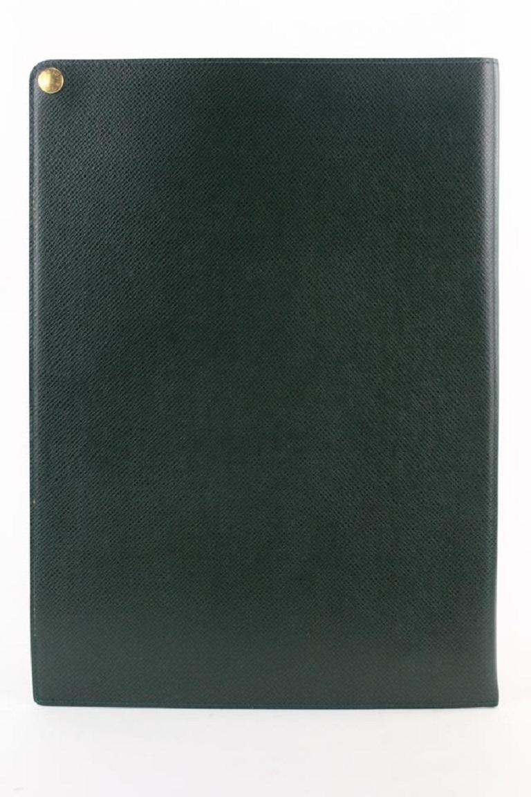 Großes Taiga-Leder- Document Folder für das 15-jährige Jubiläum von Louis Vuitton aus Leder 941 Einlegeböden315 im Angebot 2