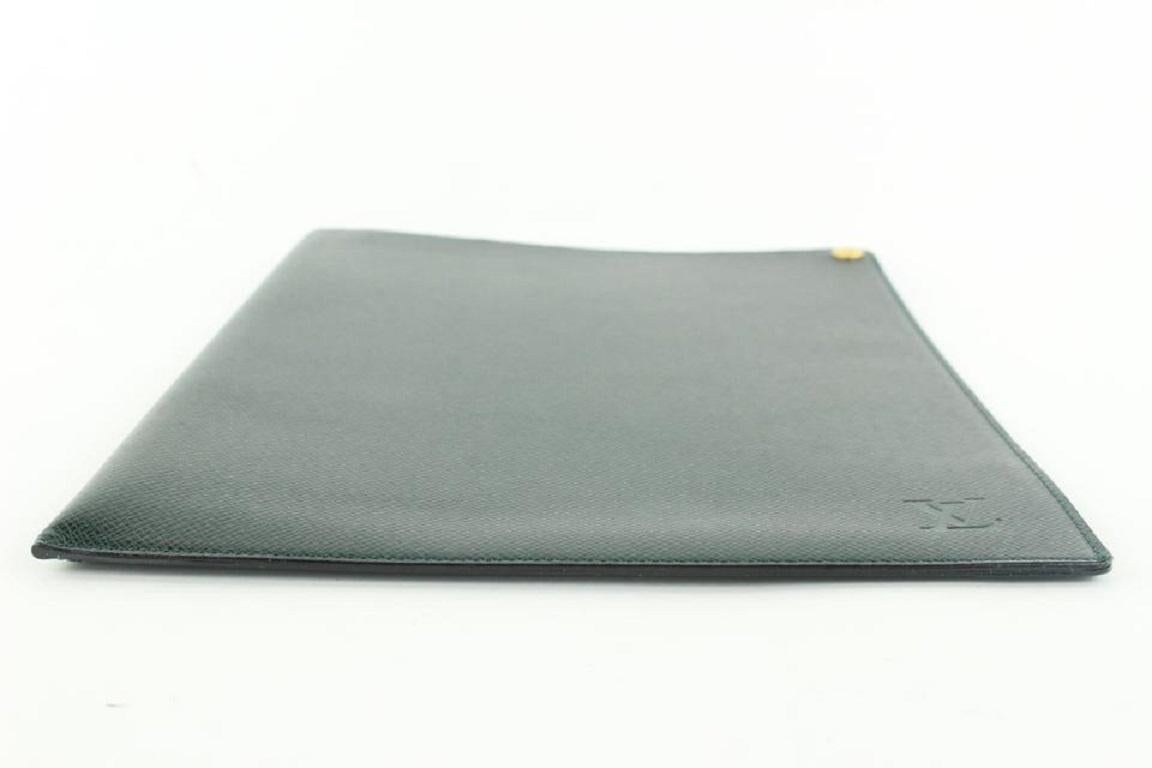 Großes Taiga-Leder- Document Folder für das 15-jährige Jubiläum von Louis Vuitton aus Leder 941 Einlegeböden315 im Angebot 3