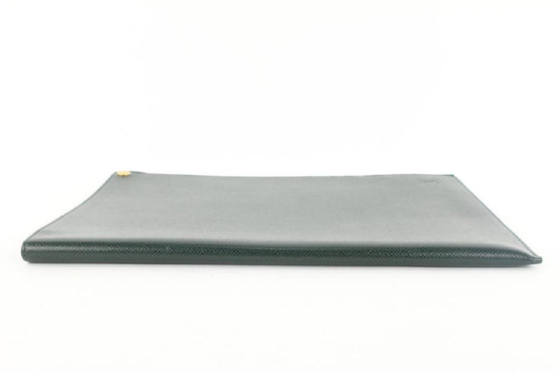 Großes Taiga-Leder- Document Folder für das 15-jährige Jubiläum von Louis Vuitton aus Leder 941 Einlegeböden315 im Angebot 4