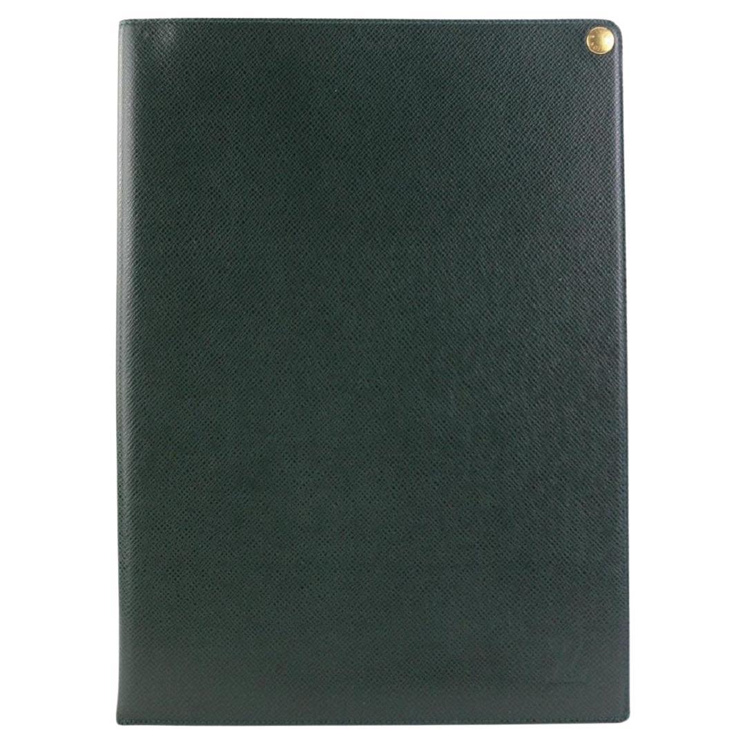 Großes Taiga-Leder- Document Folder für das 15-jährige Jubiläum von Louis Vuitton aus Leder 941 Einlegeböden315 im Angebot
