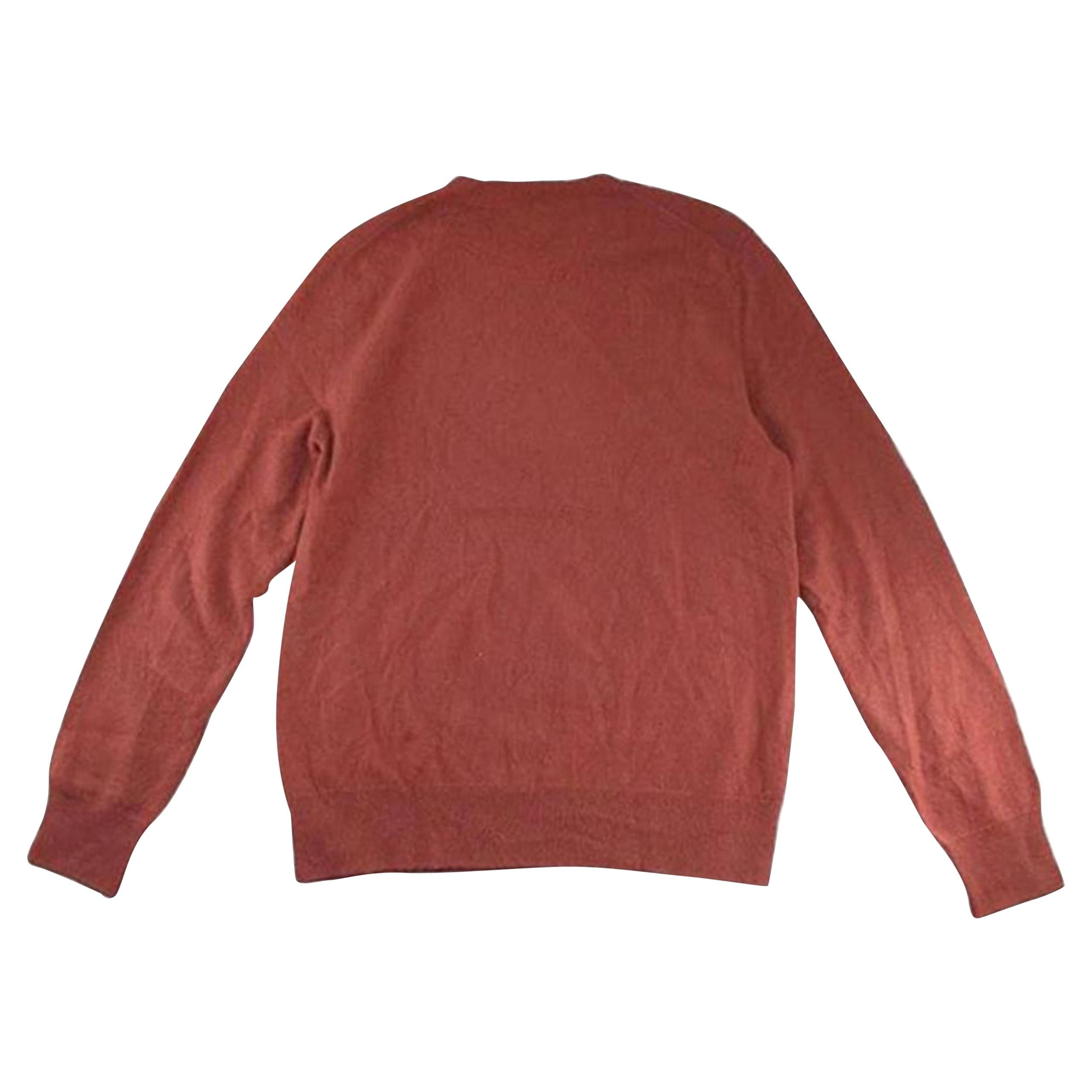 Louis Vuitton 176989 Burgundy Sweater For Sale