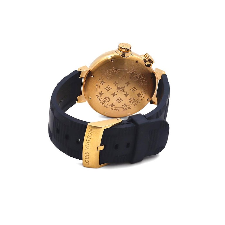 Louis Vuitton TAMBOUR DIVER in 18k Rose Gold Ref# Q103E