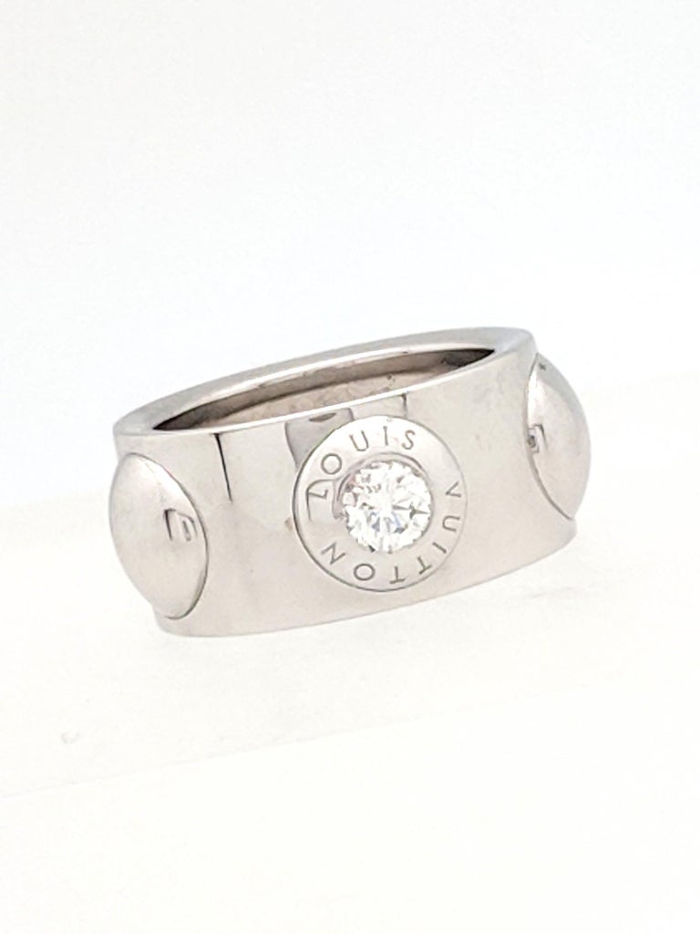 Louis Vuitton Empreinte Diamond White Gold Band Ring at 1stDibs  louis  vuitton empreinte ring, louis vuitton ring diamond, louis vuitton band ring
