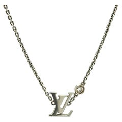 Louis Vuitton 18ct White Gold Idylle Blossom Diamond Necklace 4.36g