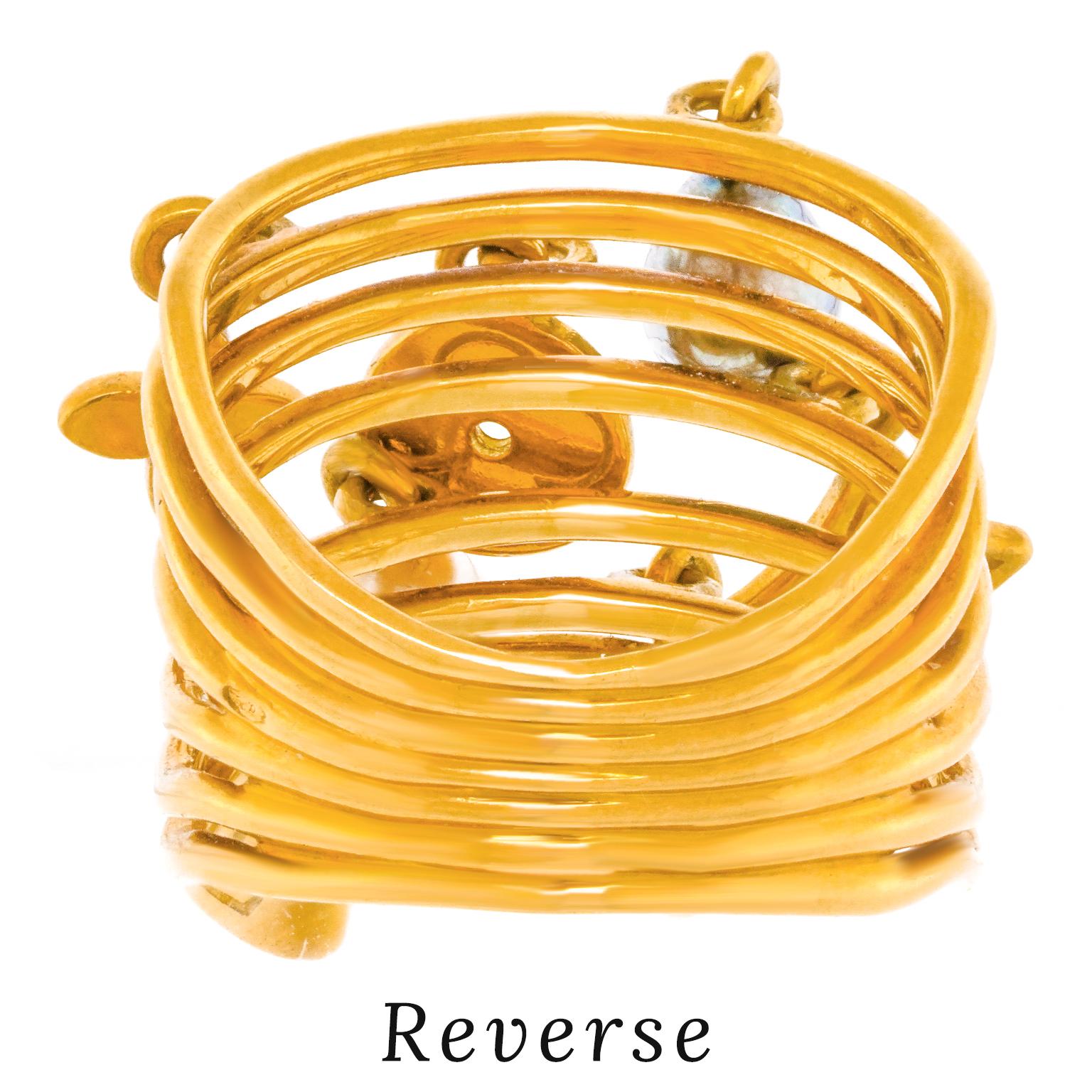 18 Karat Gold-Charm-Ring von Louis Vuitton im Angebot 3
