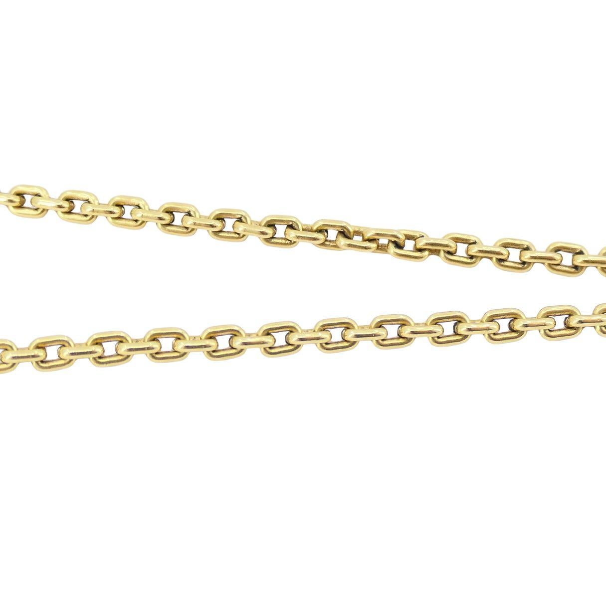 Collana con ciondolo Louis Vuitton in oro 18k e diamanti con torre Eiffel in vendita 7