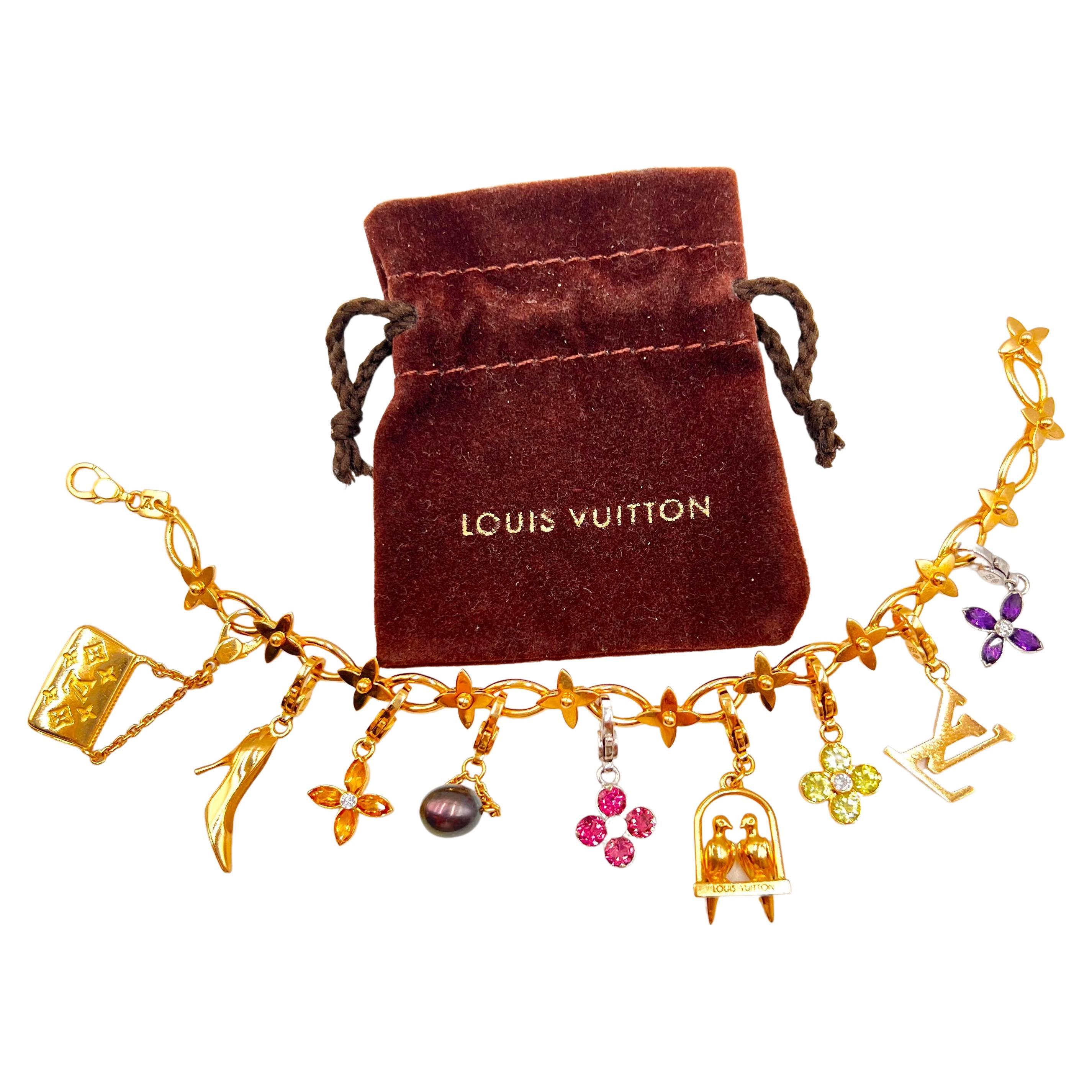 louis vuitton charm bracelet