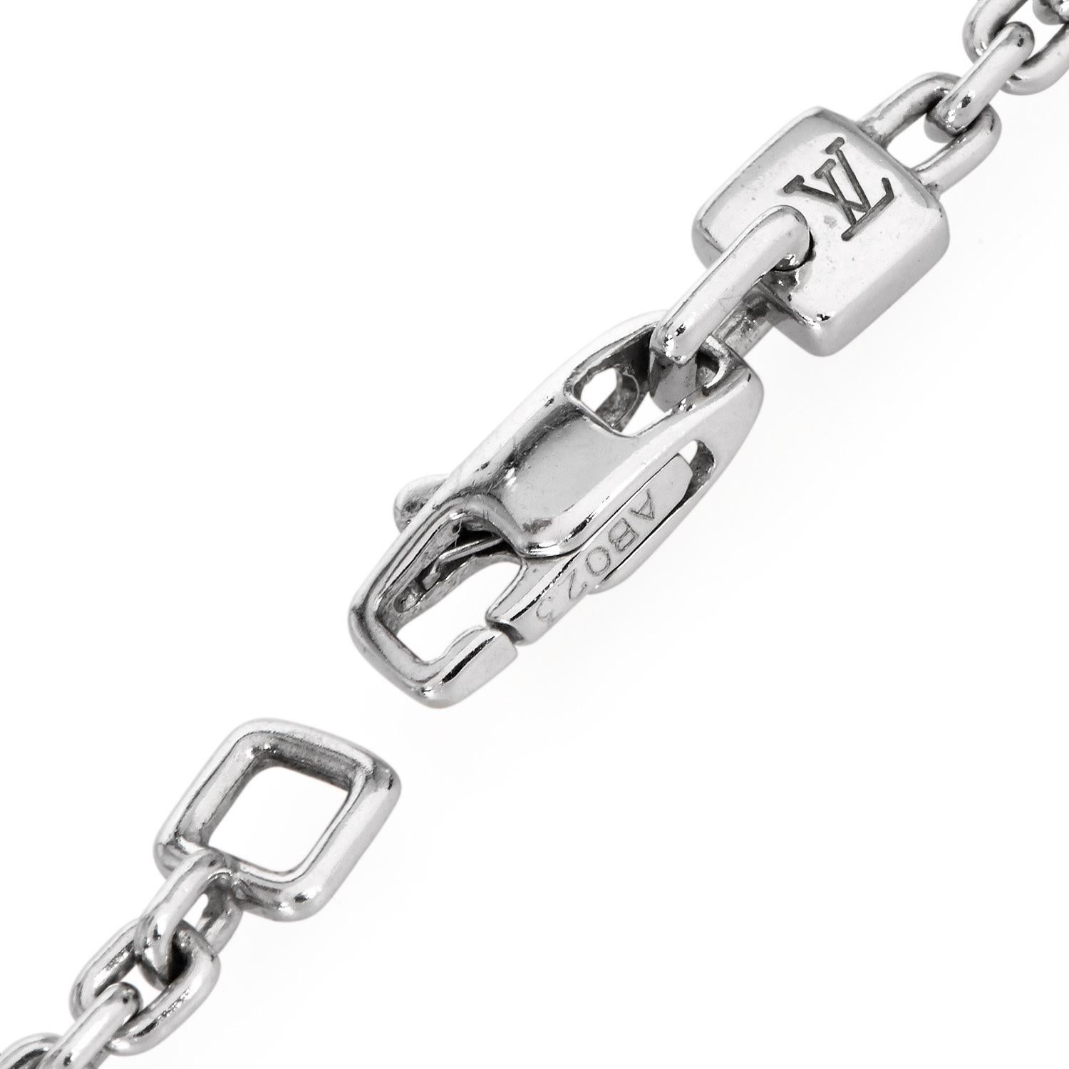 Louis Vuitton 18K Takashi Murakami Diamond Panda Pendant Necklace For Sale 2