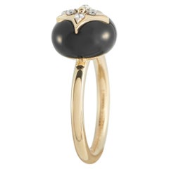 Louis Vuitton 18K Yellow Gold Diamond Star Blossom Ring LV22-052026