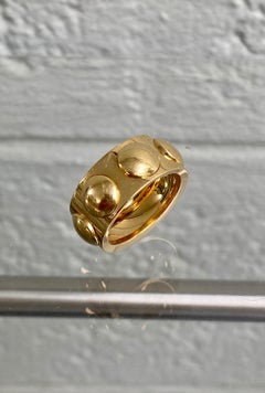 Louis Vuitton 18k Yellow Gold Emprente Trunk Ring