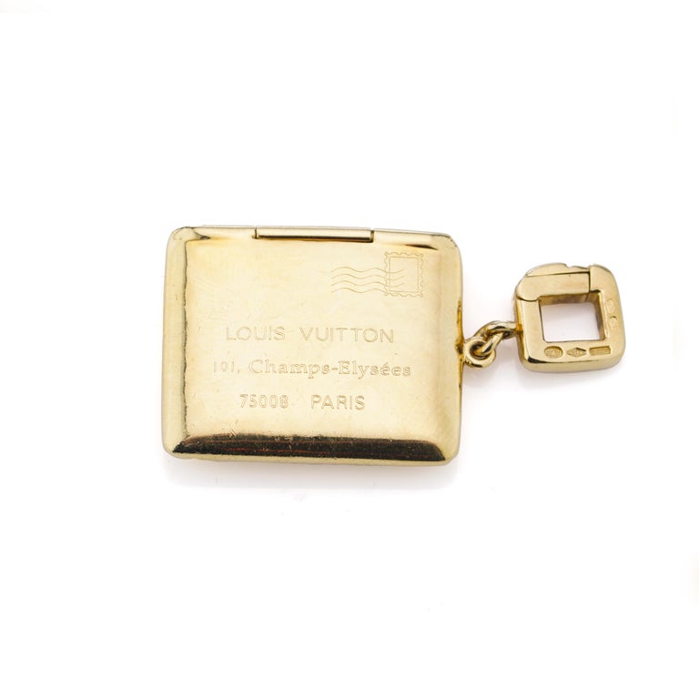 LOUIS VUITTON Love Note Envelope Bag Charm Gold Tone M67400 LV Auth yt199  Golden Metal ref.287651 - Joli Closet