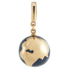 Louis Vuitton 18K Yellow Gold Globe Pendant LV30-052026