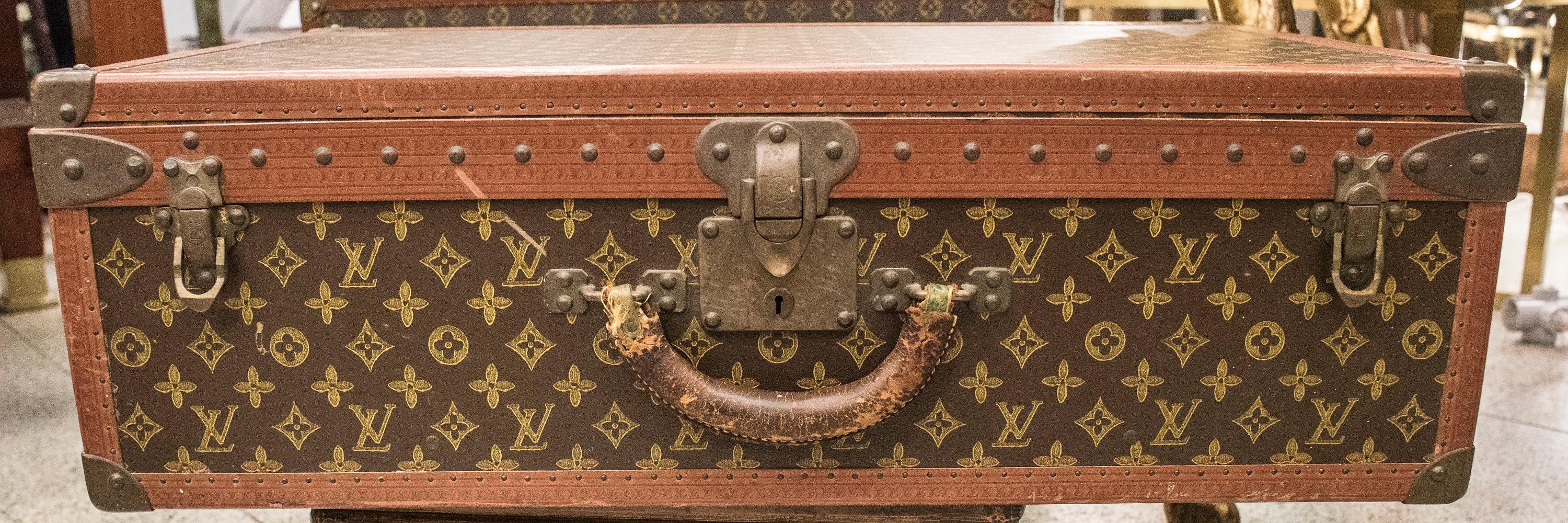French Louis Vuitton 1945 Suitcase-Trunk Alzer '113023'