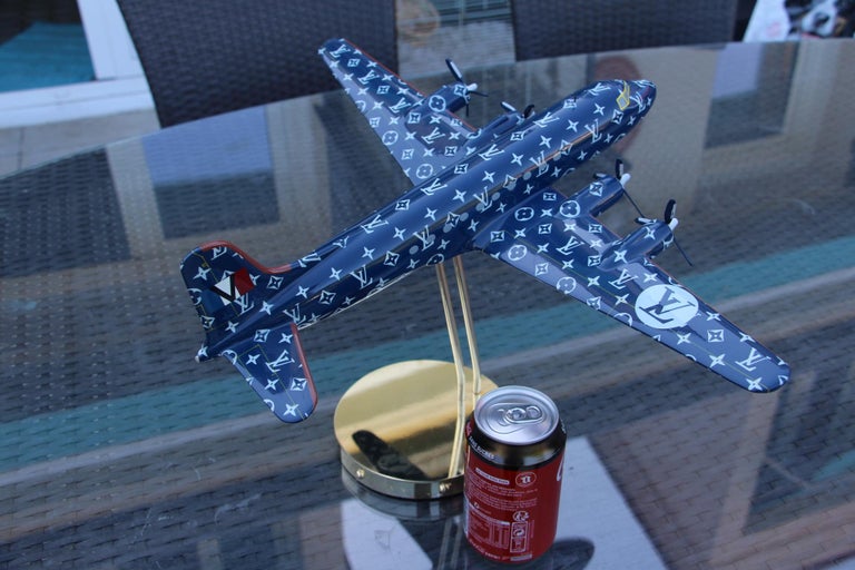 Louis Vuitton 1980 Shop Window Display Airplane Model For Sale at 1stDibs