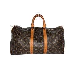 Louis Vuitton 1985 Monogram Canvas Keepall Bandouliere 45