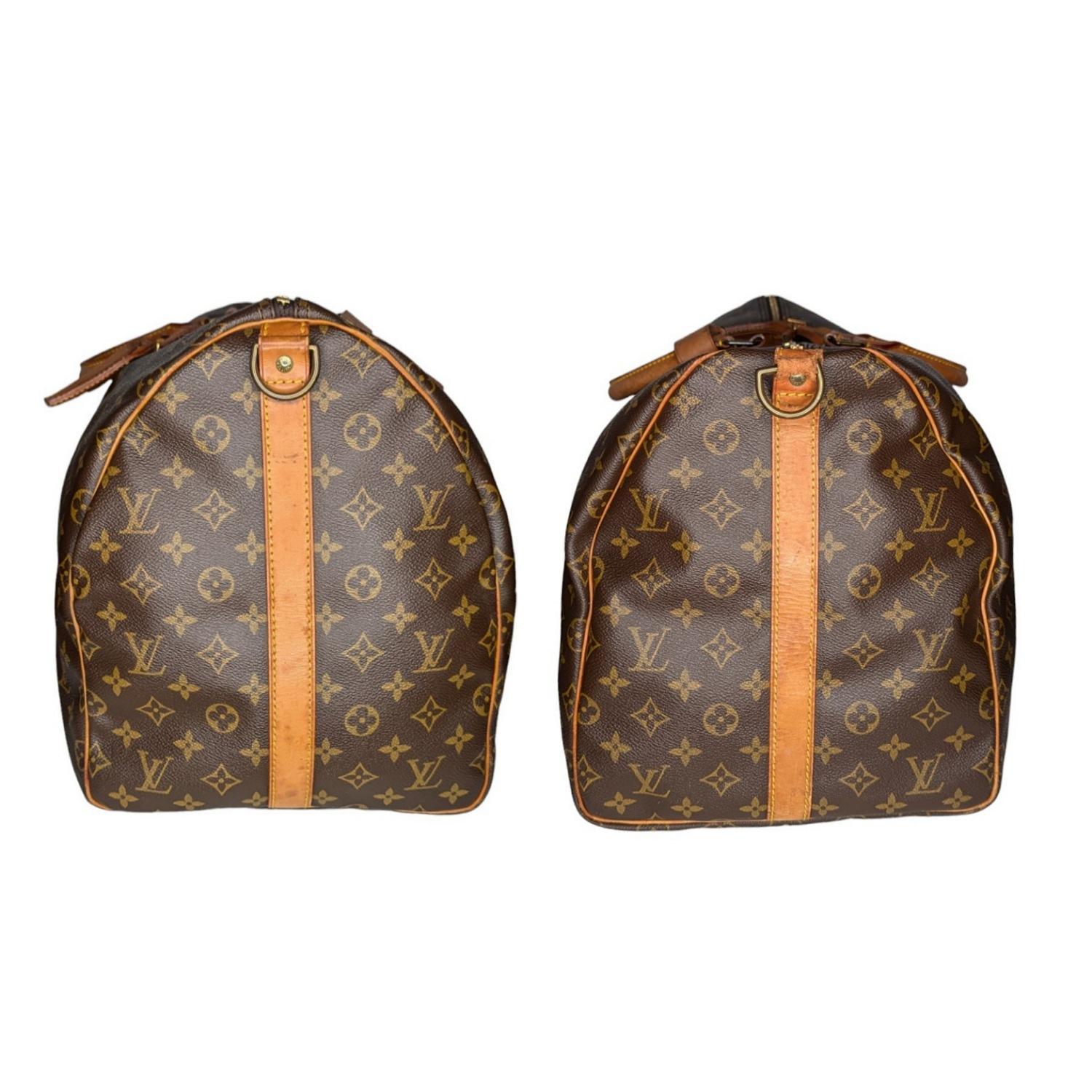 Louis Vuitton 1990 Monogram Keepall 55 Bandoulière Luggage In Good Condition In Scottsdale, AZ