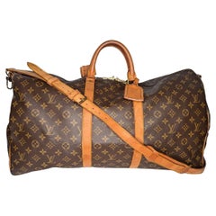 Louis Vuitton 1990 Monogram Keepall 55 Bandoulière Luggage