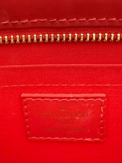 Louis Vuitton 1990s Castillan Red Epi Leather Crossbody Bag in Rare Mini Shape