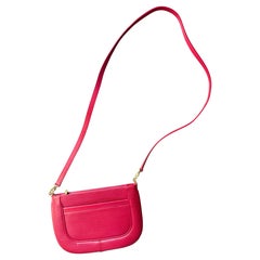 Louis Vuitton 1990s Castillan Red Epi Leather Crossbody Bag in Rare Mini Shape