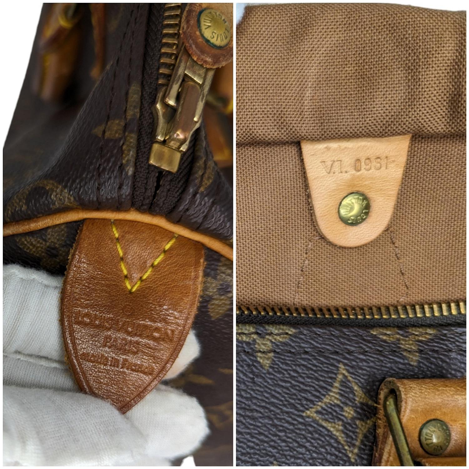 Louis Vuitton 1991 Monogram Canvas Speedy 30 Bag 6