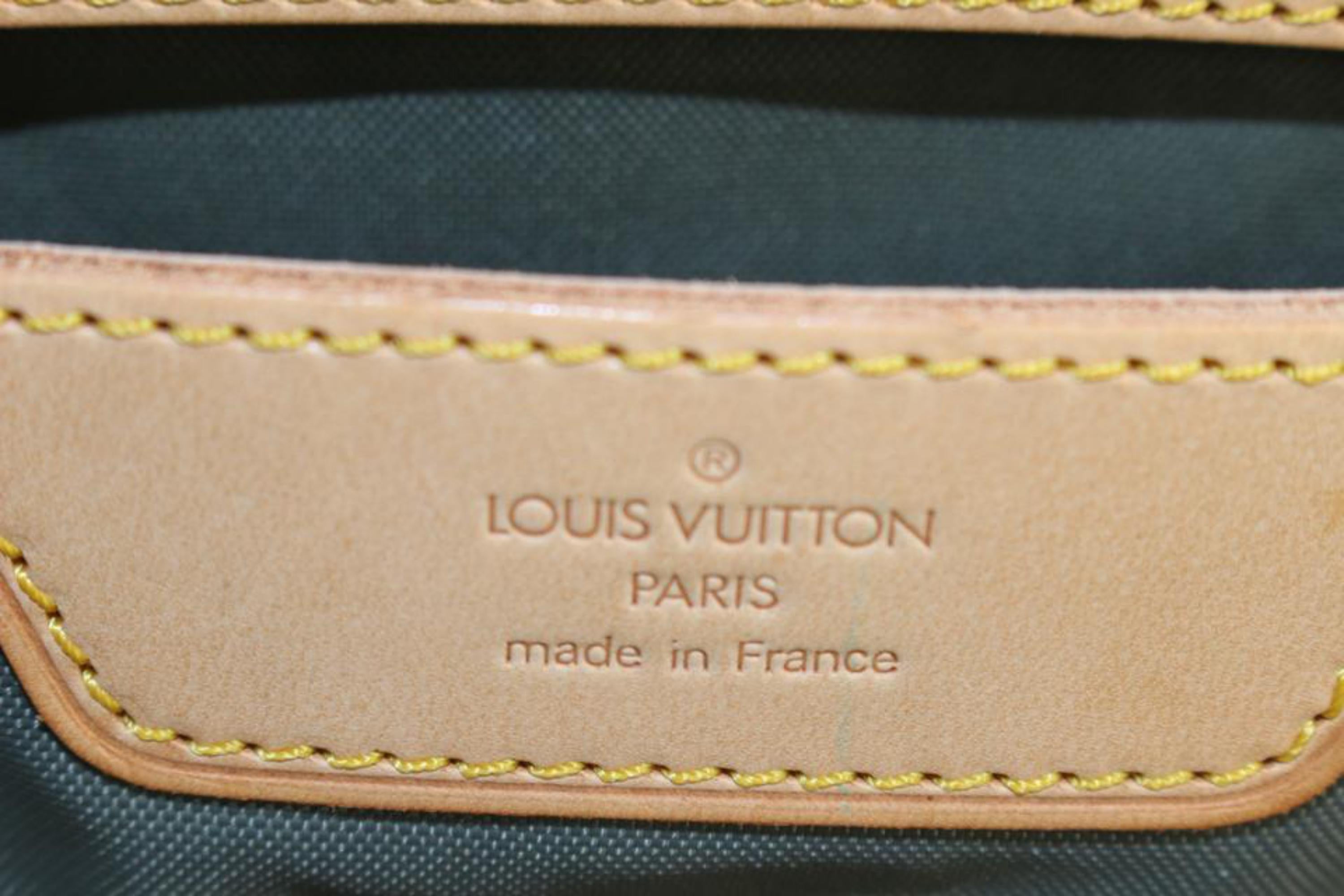 Louis Vuitton 1992 Blue LV Cup Sac Plein Haut 41lk510s In Good Condition For Sale In Dix hills, NY