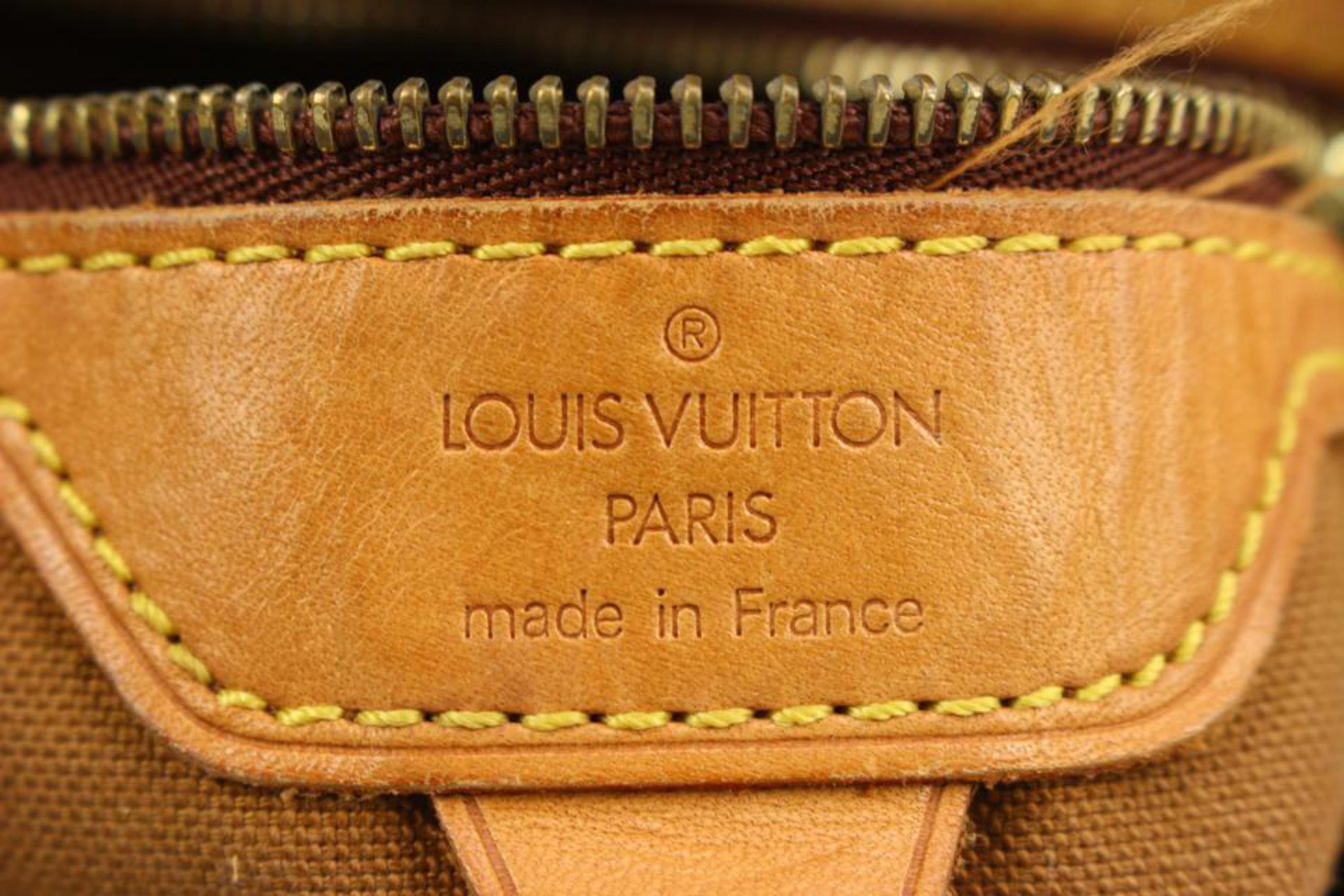 Women's Louis Vuitton 1995 LV Cup Red Monogram Saint Tropez Drawstring Hobo Bag 65lv23s