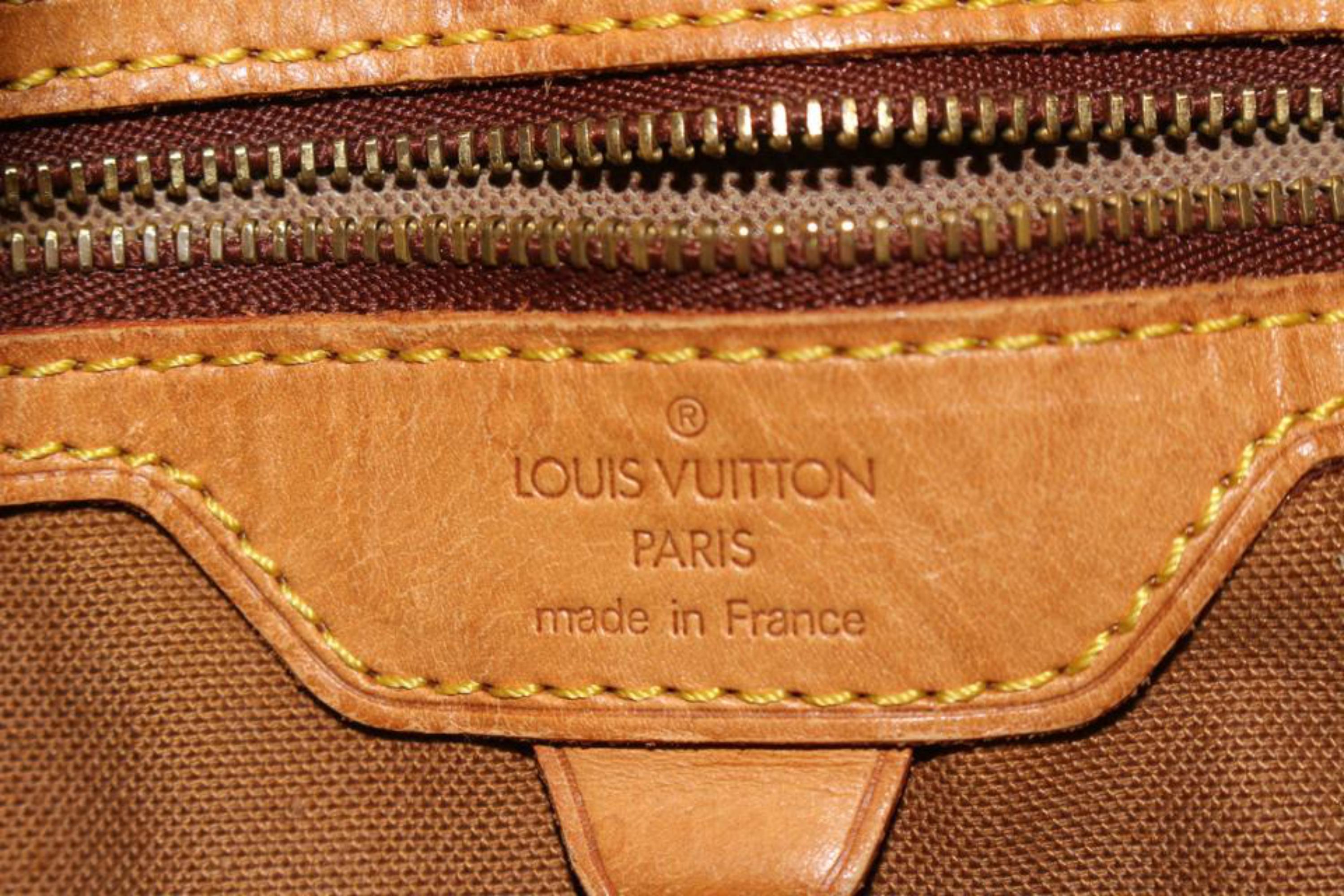 Orange Louis Vuitton 1995 LV Cup Red St Tropez Drawstring Bucket Hobo 97lv228s