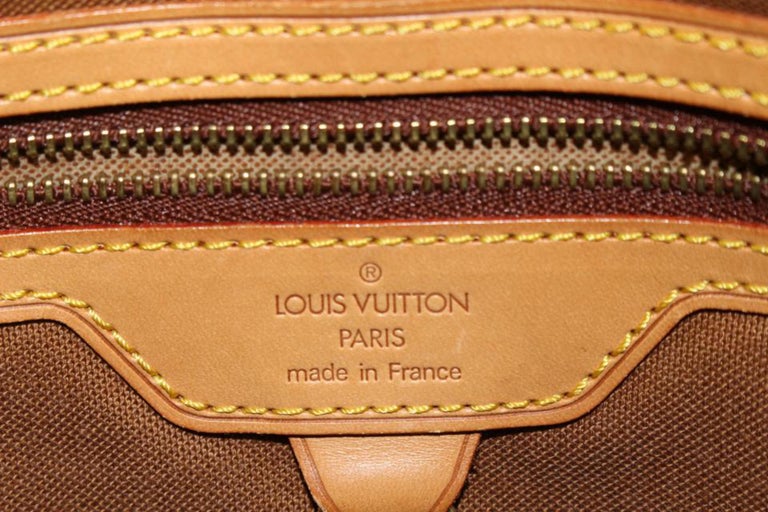 Louis Vuitton 1995 Red LV Cup Saint Tropez Drawstring Bucket Hobo Bag  63lk38s at 1stDibs