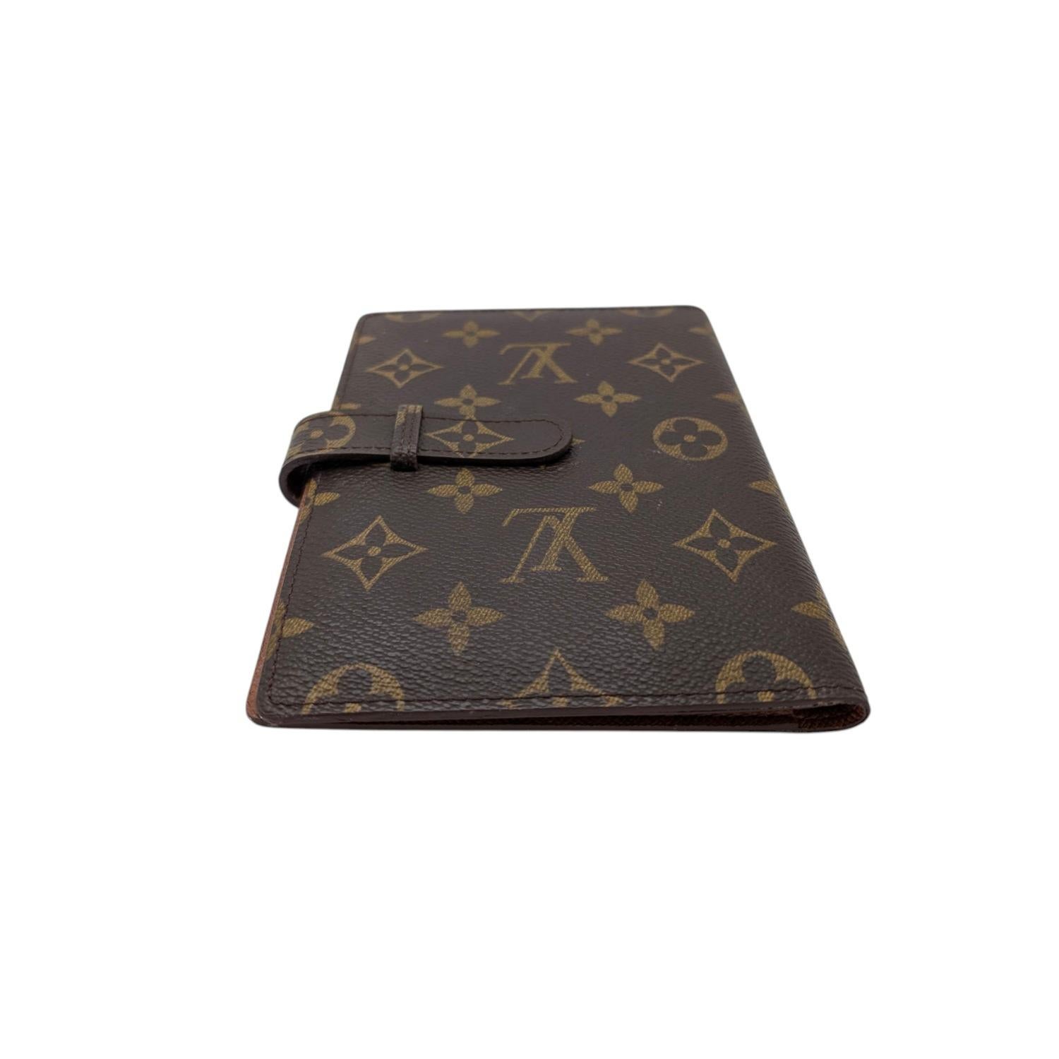 Nero Louis Vuitton 1997 Monogram Canvas Photo Album Book Cover in vendita