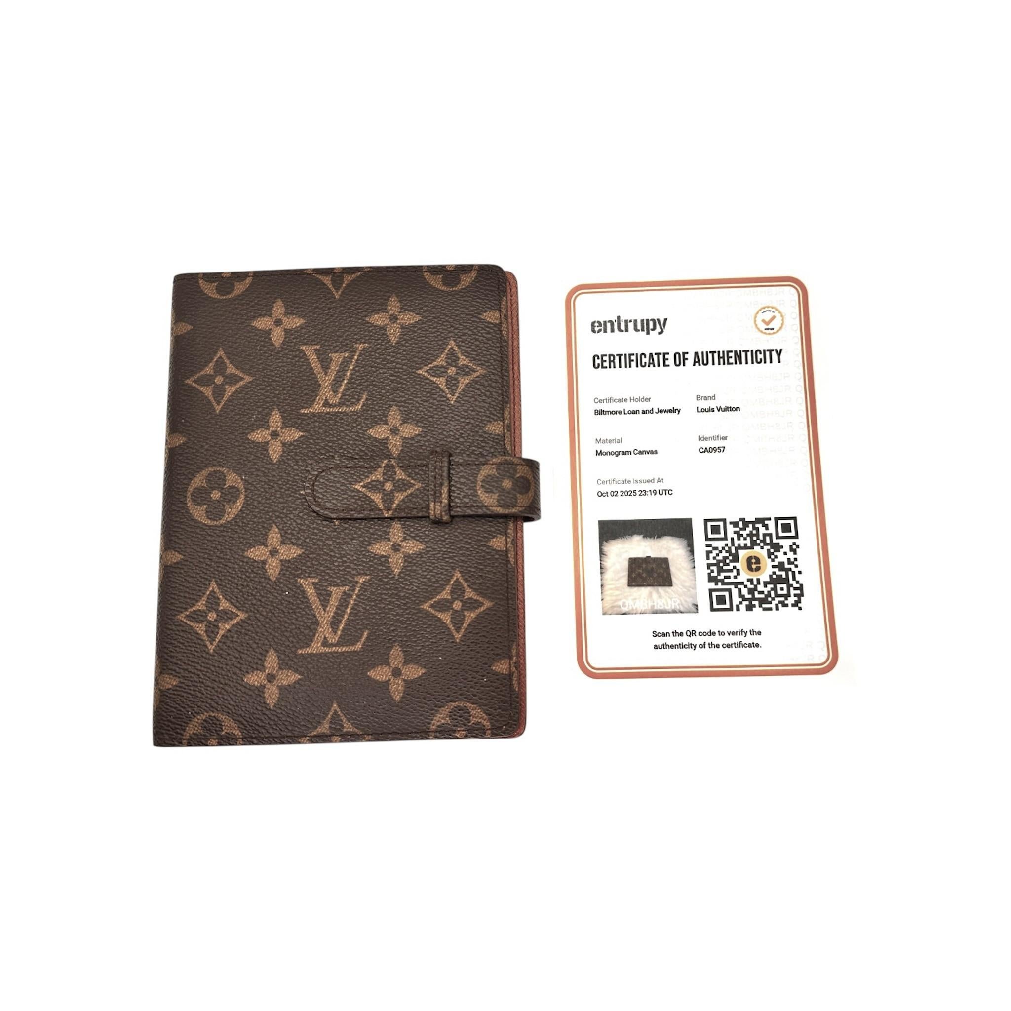 Louis Vuitton 1997 Monogram Canvas Photo Album Book Cover in vendita 4