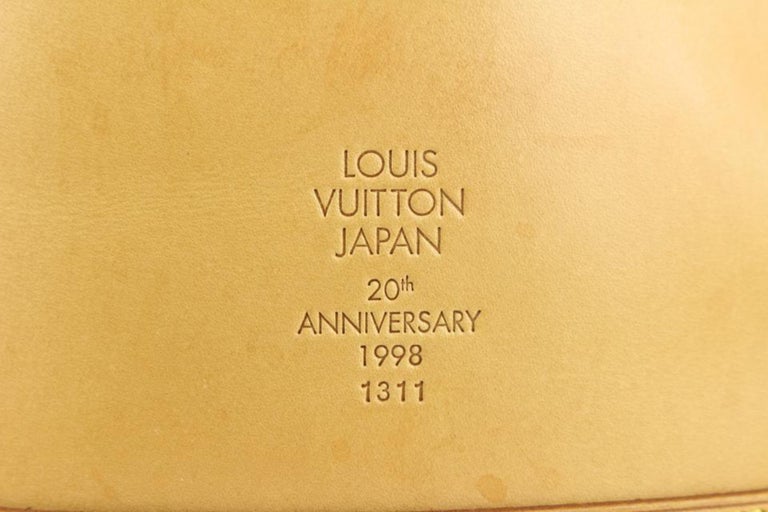 LOUIS VUITTON Petit Bucket Caramel M59962 Leather KnitRaffia– GALLERY RARE  Global Online Store