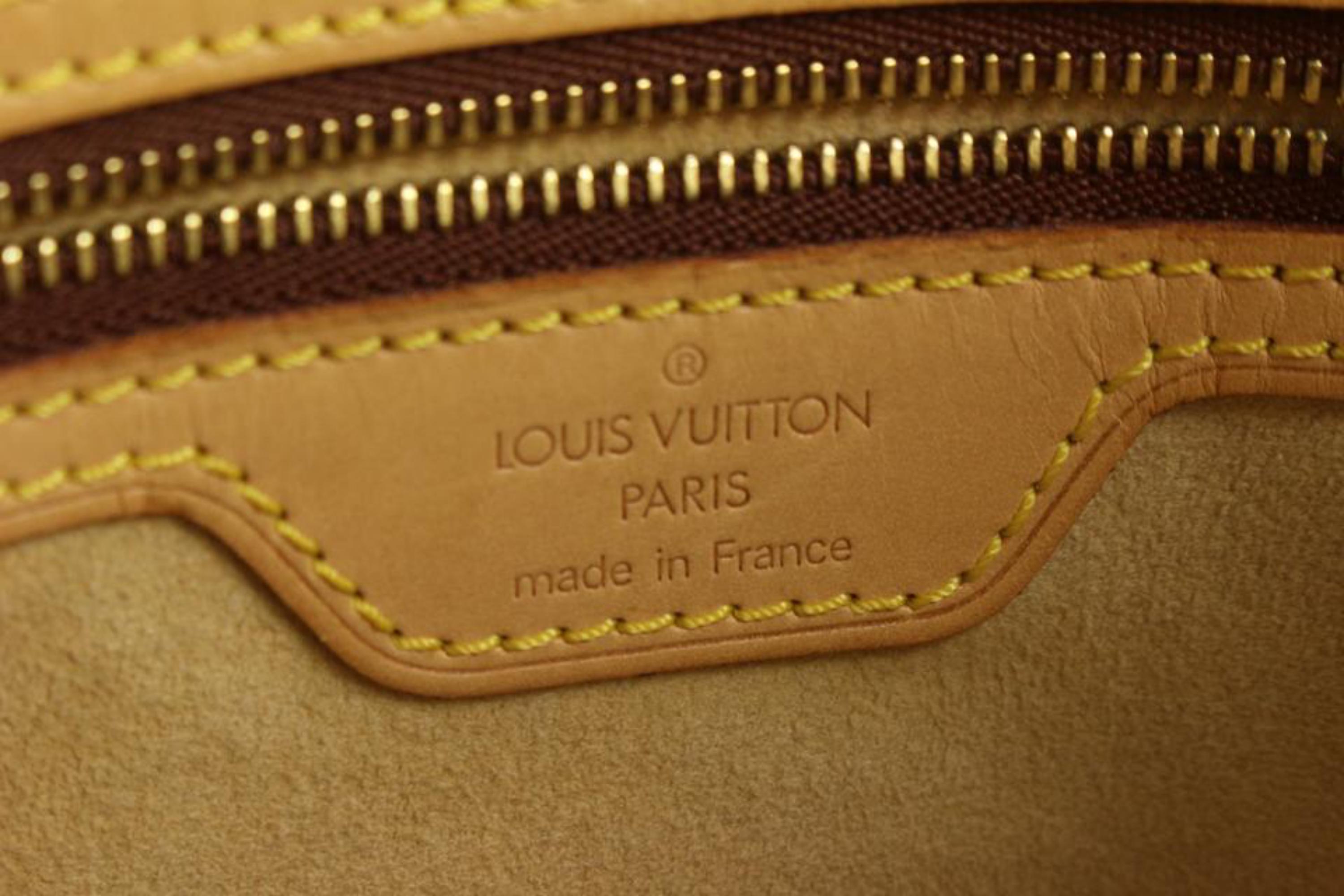 Orange Louis Vuitton 1998 20th Japan Anniversary Vachetta Marais Bucket Petit Tote 