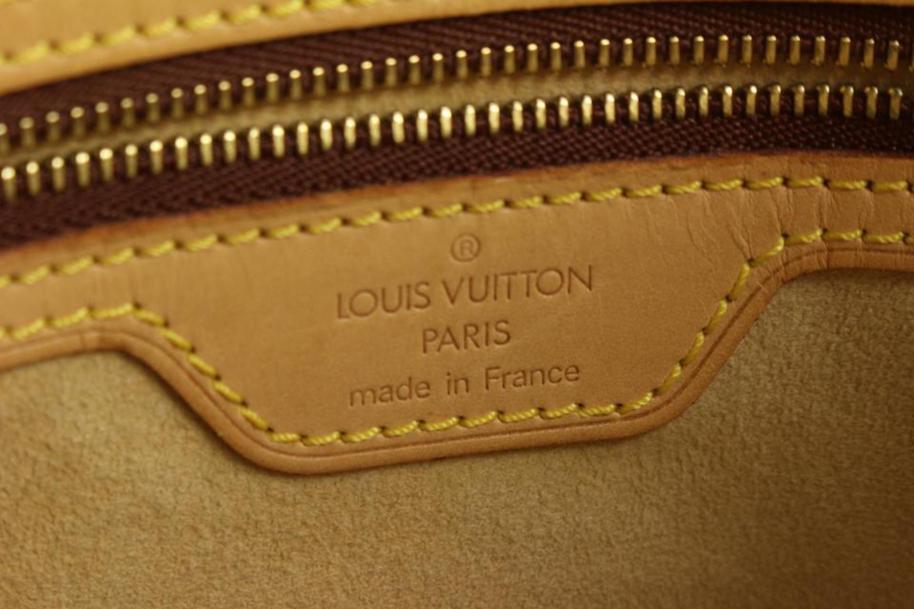 Orange Louis Vuitton 1998 20th Japan Anniversary Vachetta Marais Bucket Petit Tote