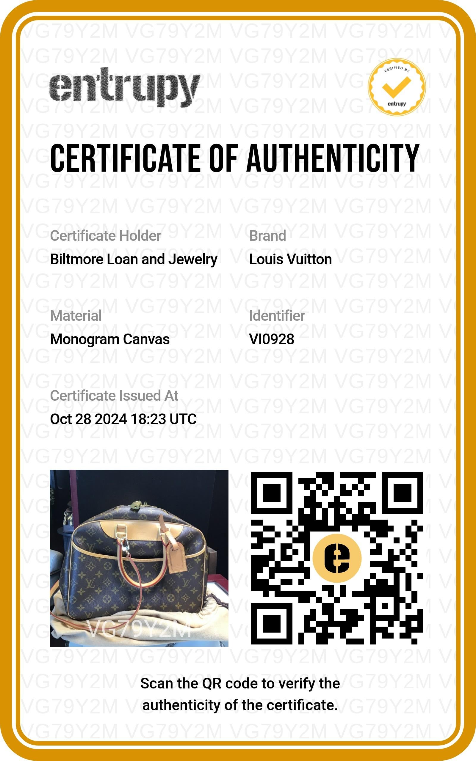 Louis Vuitton 1998 Monogram Canvas Deauville Bag 3