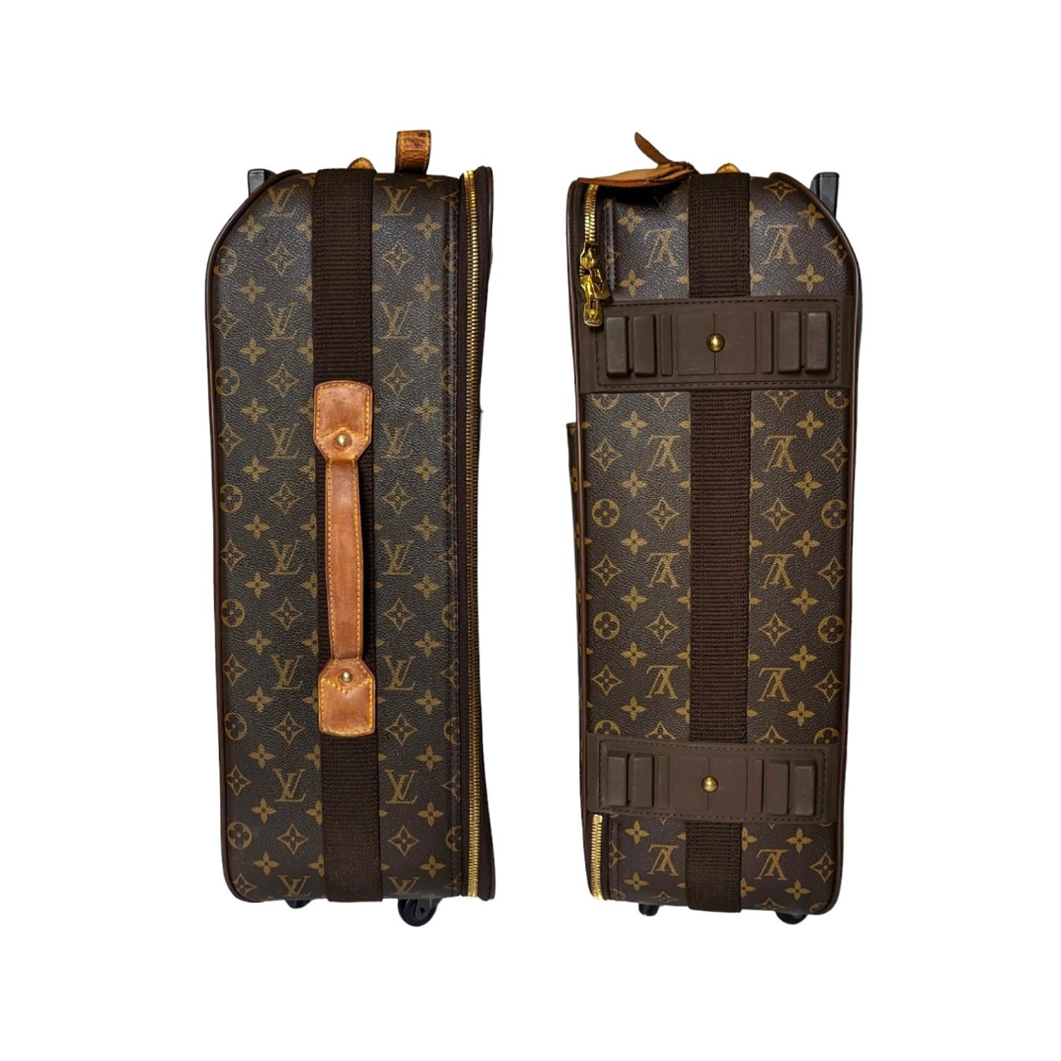 Louis Vuitton 1999 Monogram Pegase Legere 55 Suitcase In Good Condition For Sale In Scottsdale, AZ