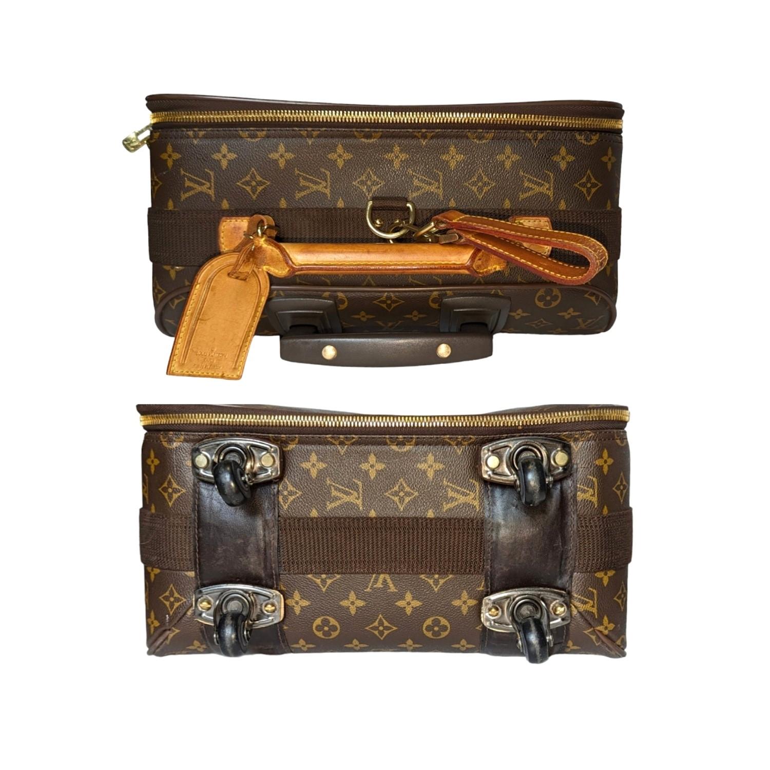 Women's or Men's Louis Vuitton 1999 Monogram Pegase Legere 55 Suitcase For Sale