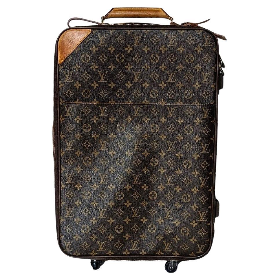 Louis Vuitton 1999 Monogram Pegase Legere 55 Suitcase For Sale