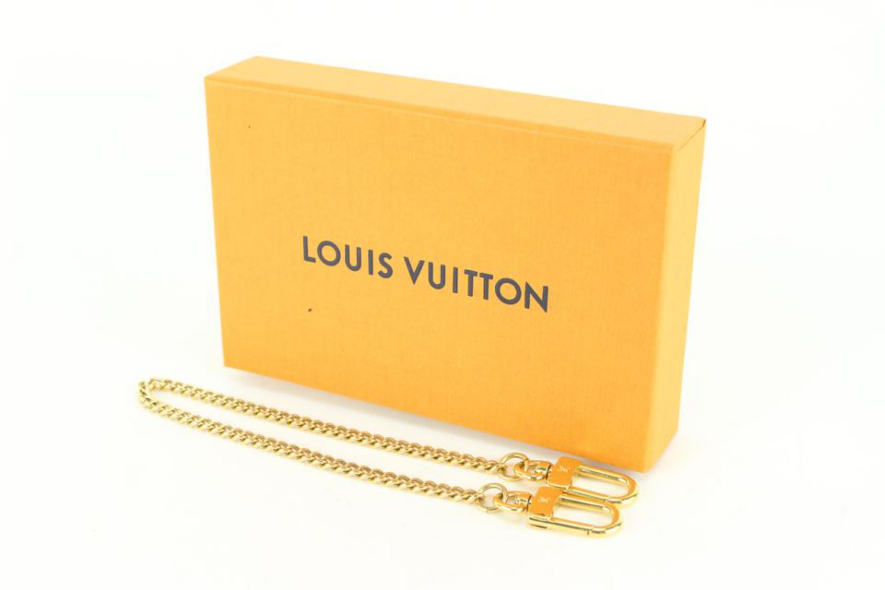 Louis Vuitton 1Gold Twin Hook Chain Strap 0lz59s 3