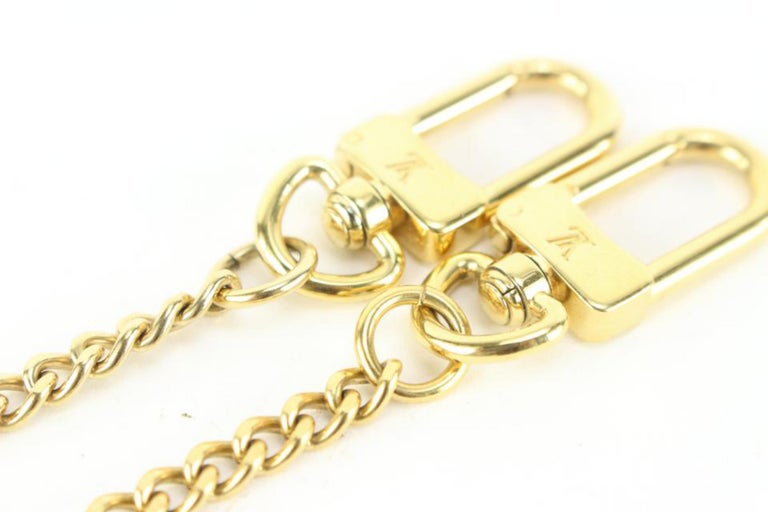 Louis Vuitton 1Gold Twin Hook Chain Strap 0lz59s at 1stDibs louis