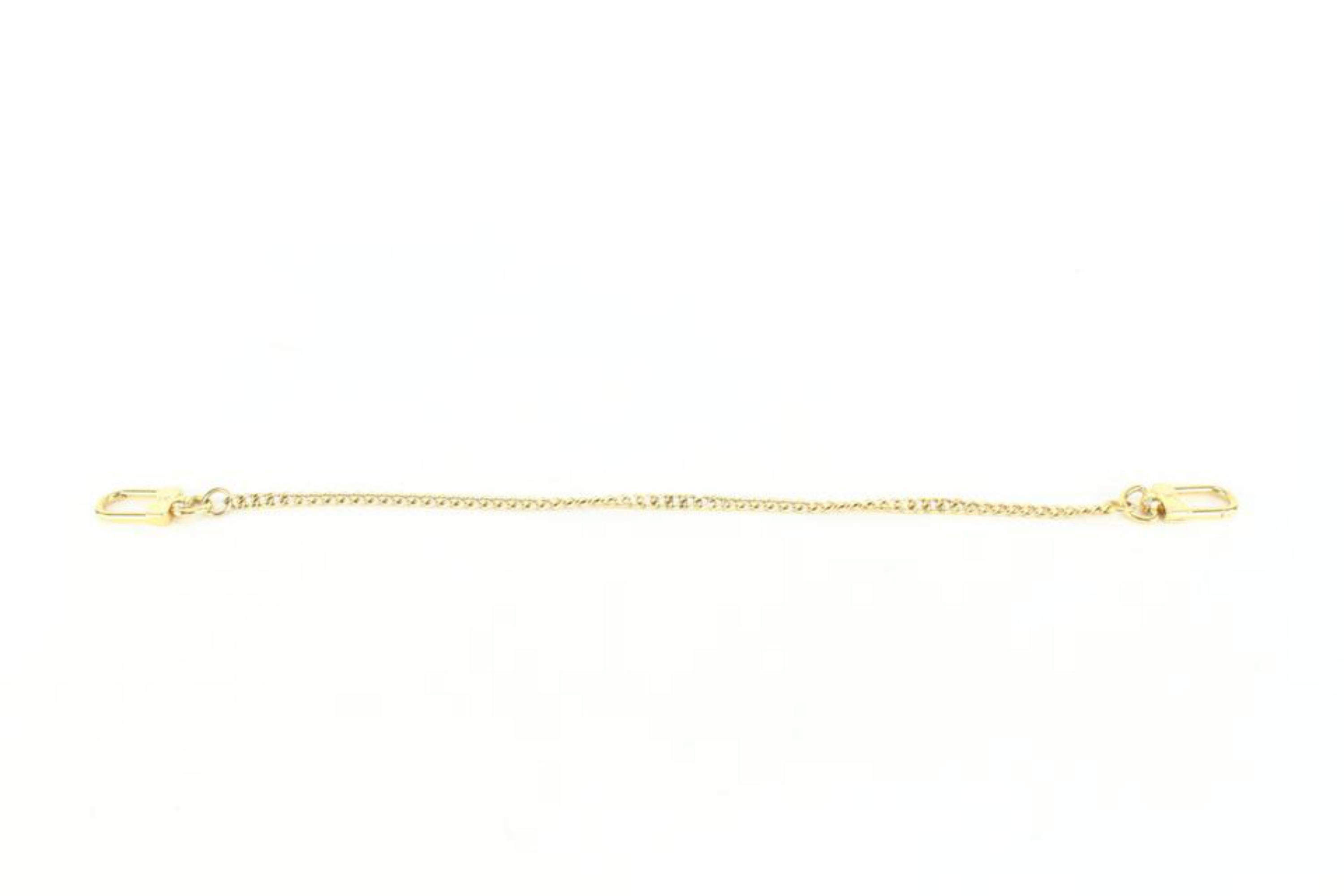 Yellow Louis Vuitton 1Gold Twin Hook Chain Strap 0lz59s