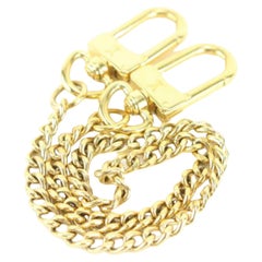 Louis Vuitton 1Gold Twin Hook Chain Strap 0lz59s