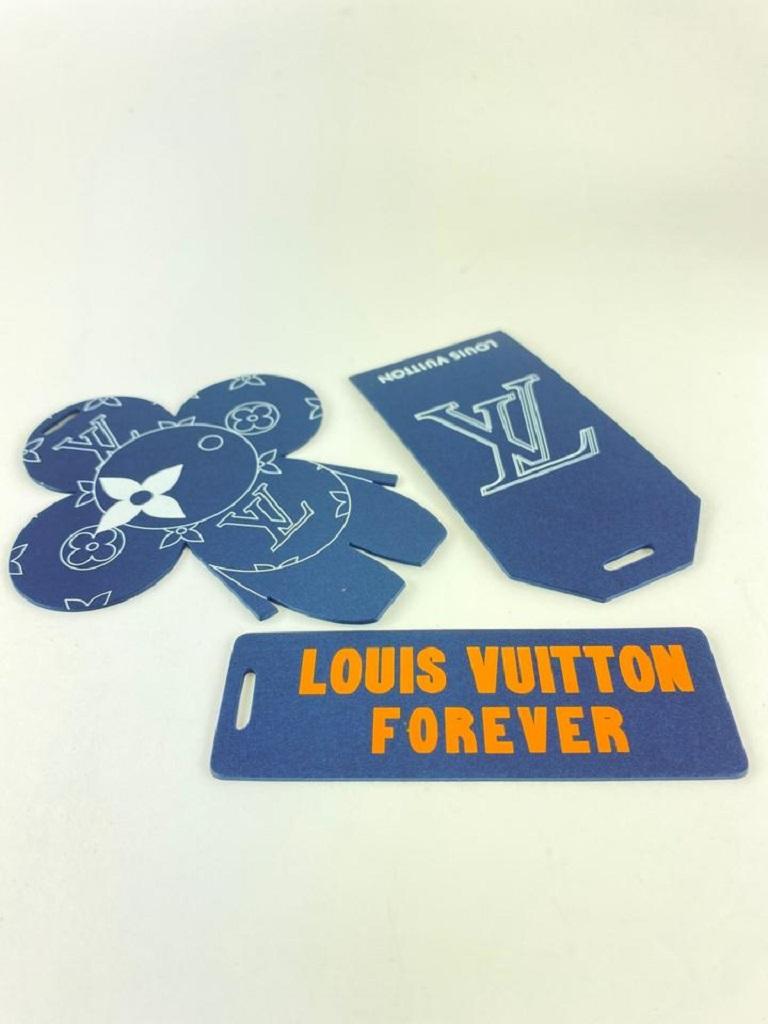 Women's Louis Vuitton 1lv521 Blue Monogram Vivienne Cut Out and Bookmark