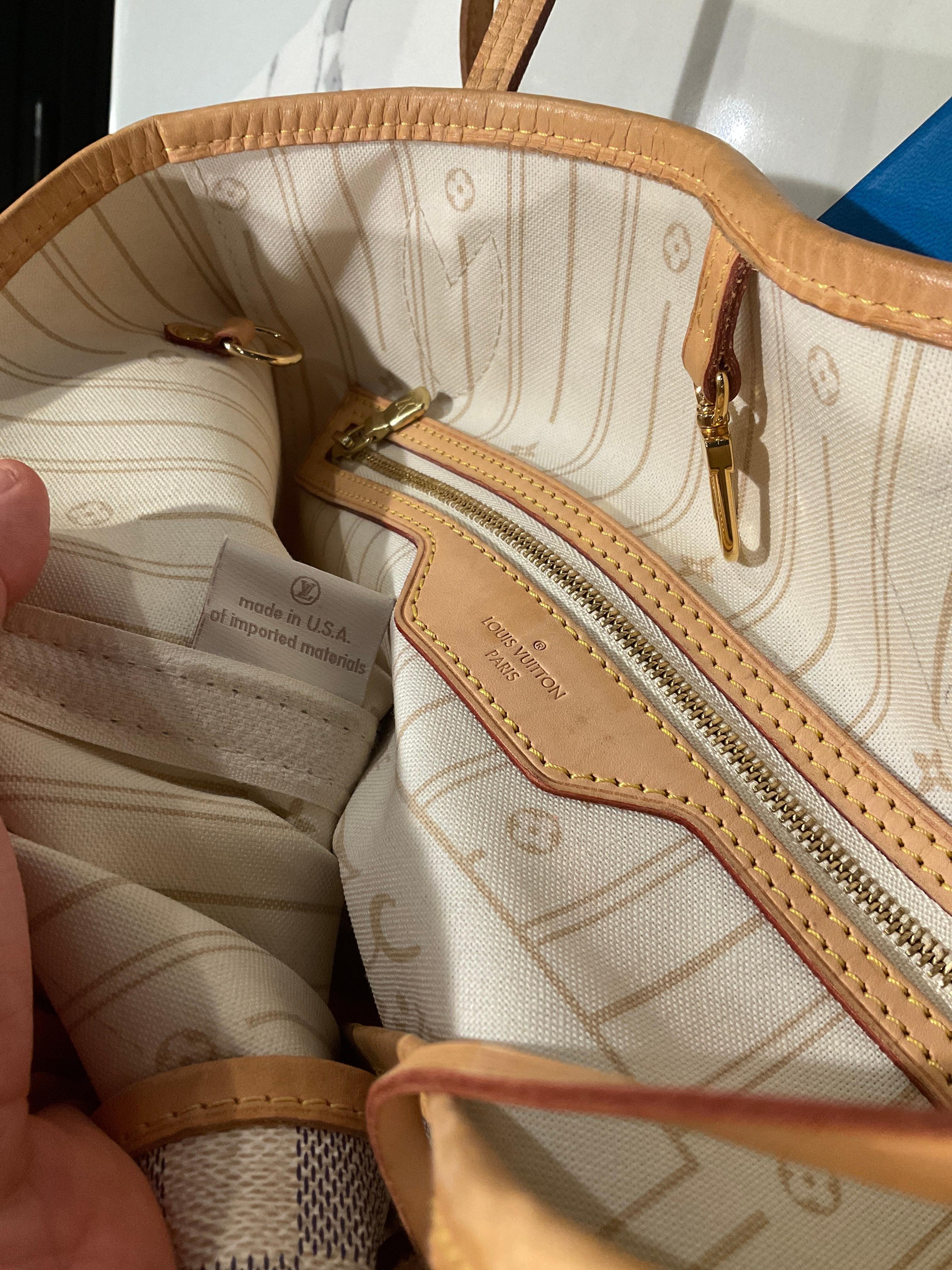 Louis Vuitton 1st Generation Damier Azur Neverfull GM Tote Bag Everyday Carryall en vente 1