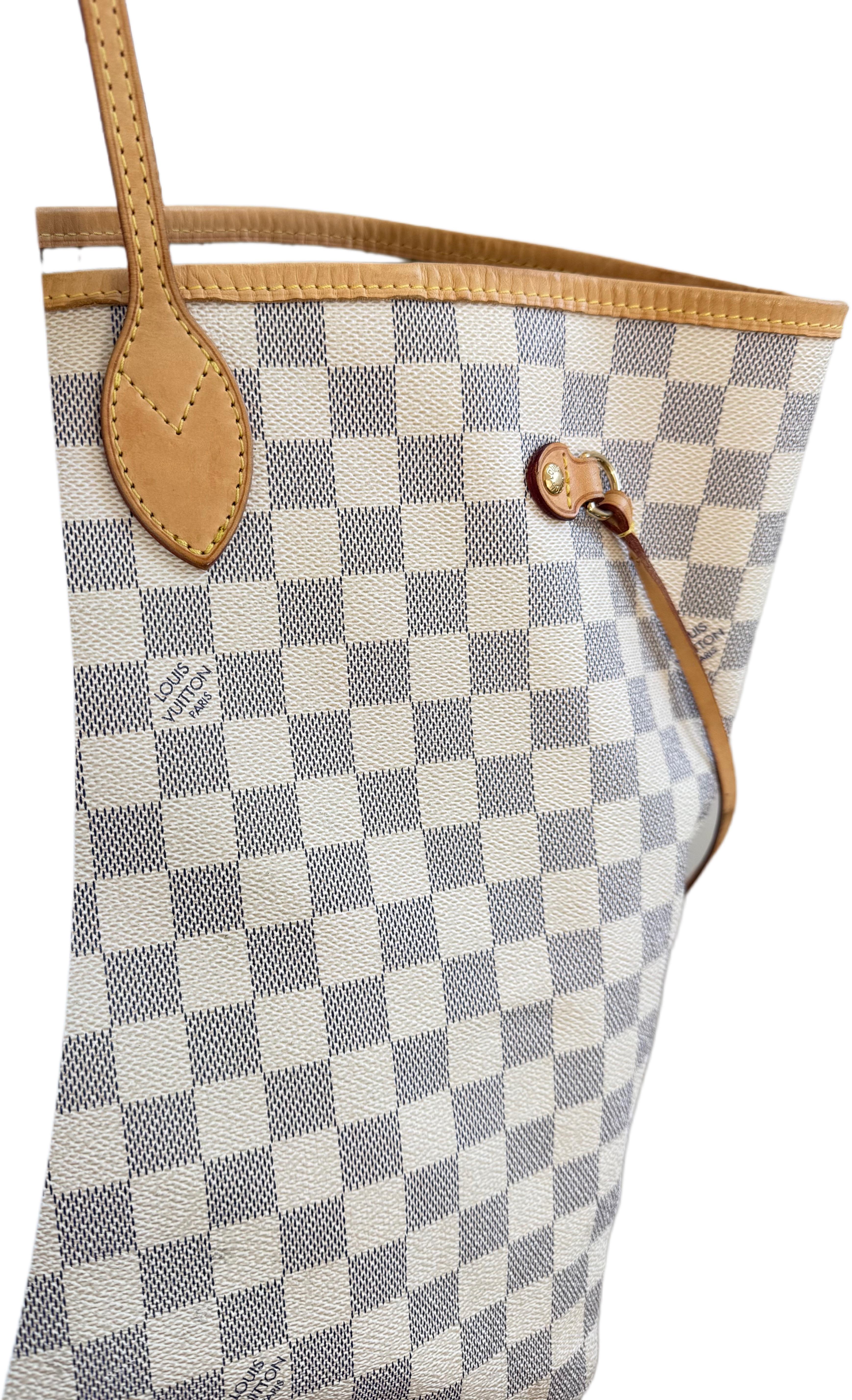 Louis Vuitton 1st Generation Damier Azur Neverfull GM Tote Bag Everyday Carryall en vente 3