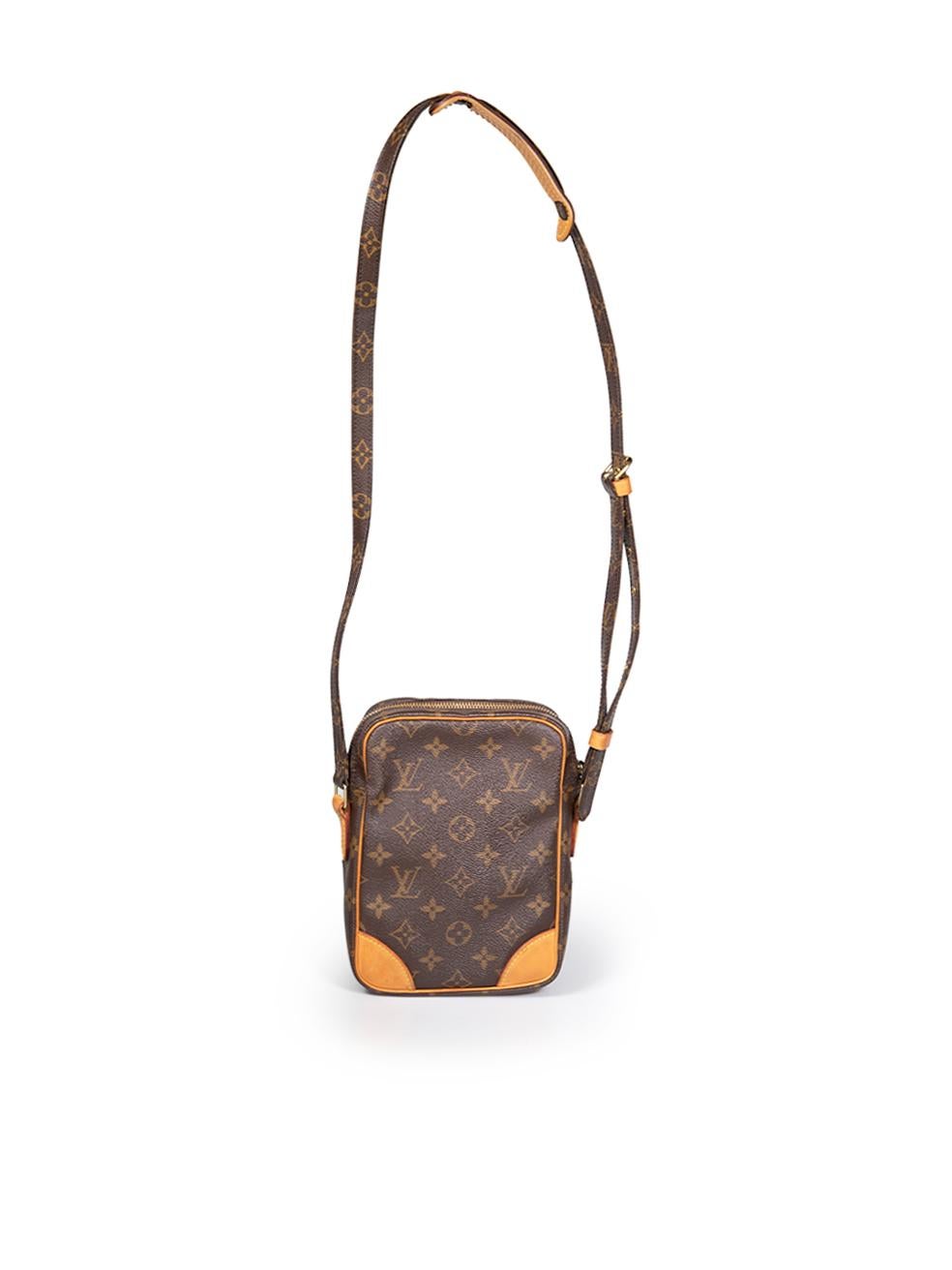 Louis Vuitton 2000 Brown Monogram Amazon Messenger Bag In Good Condition For Sale In London, GB