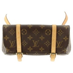 Louis Vuitton Musette-Tasche aus Segeltuch mit Monogramm GM, 2000er Jahre